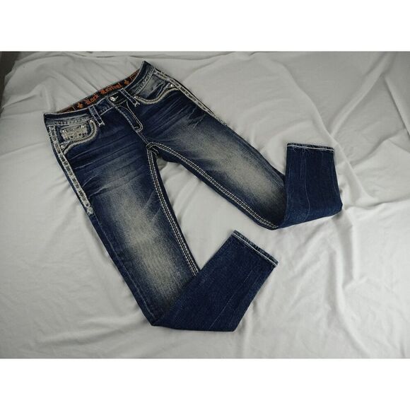 Rock Revival Denim - Rock Revival Raffia Skinny Jean Size 26